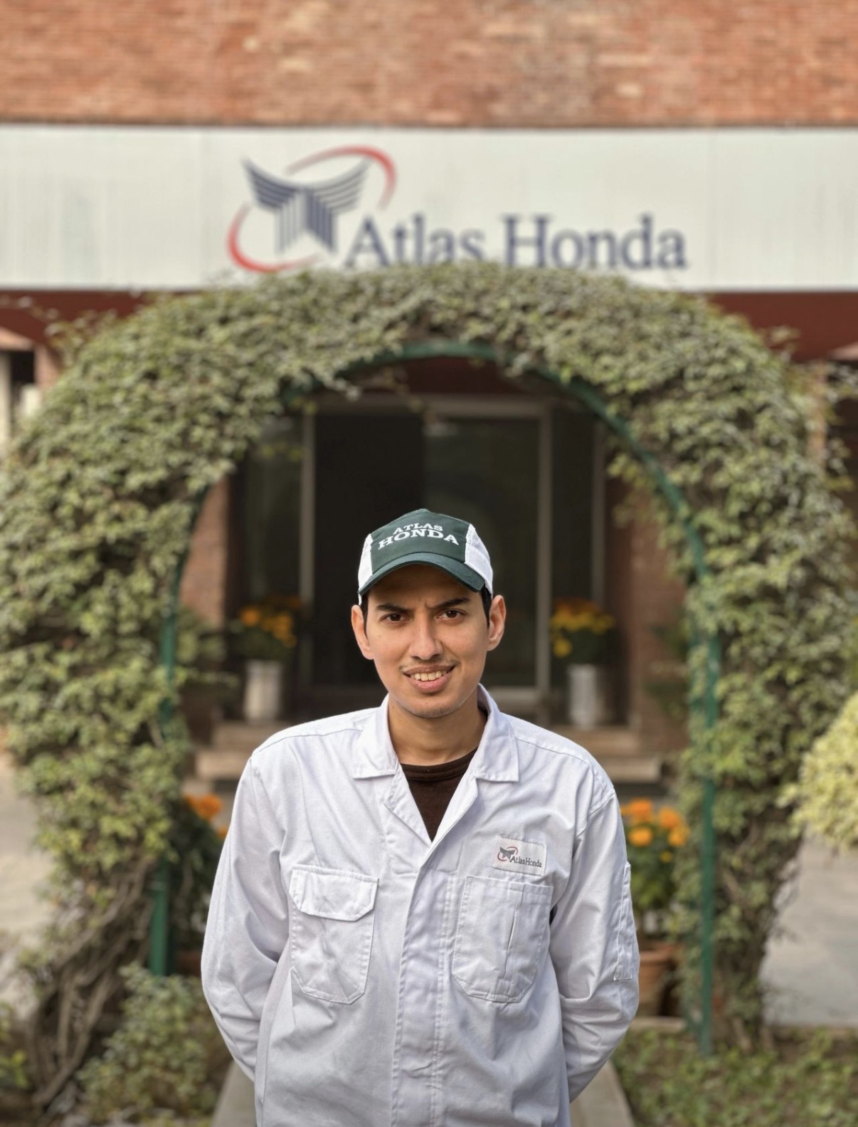 Syed Ahmad Kamal at Atlas Honda