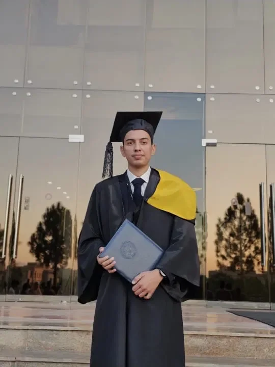 Syed Ahmad Kamal at his NUST graduation